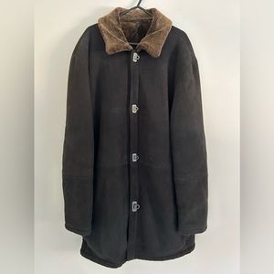 Salvatore Ferragamo Shearling Leather coat